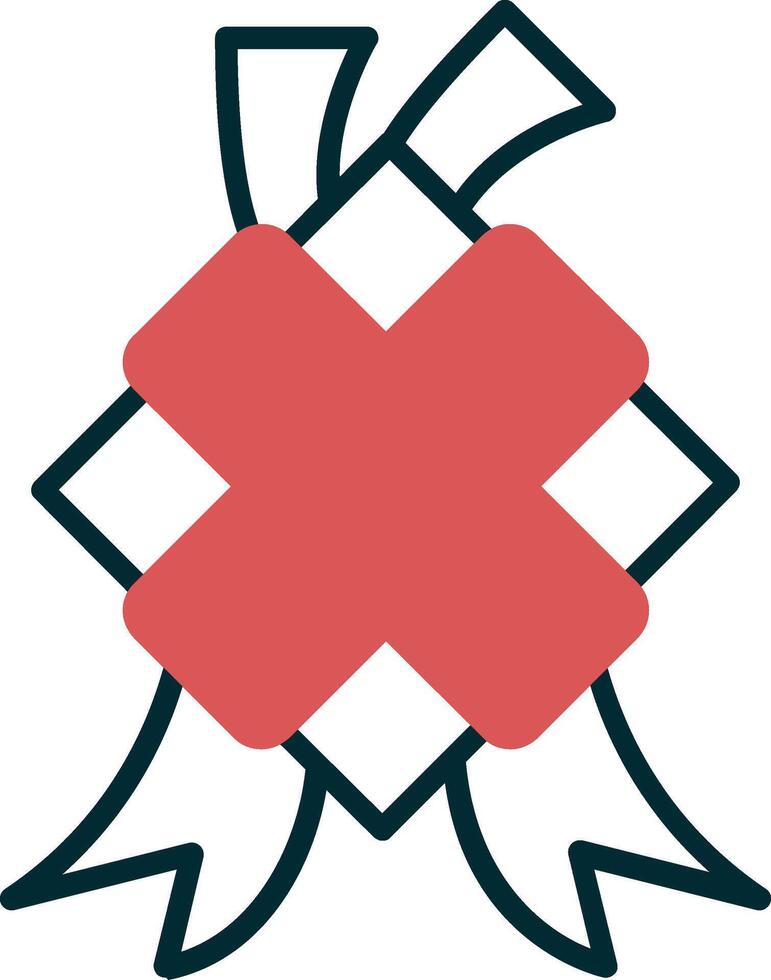 Ketupat Vector Icon