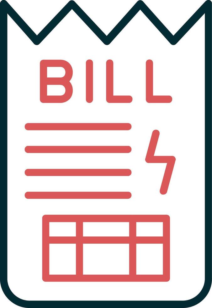 Bill Vector Icon