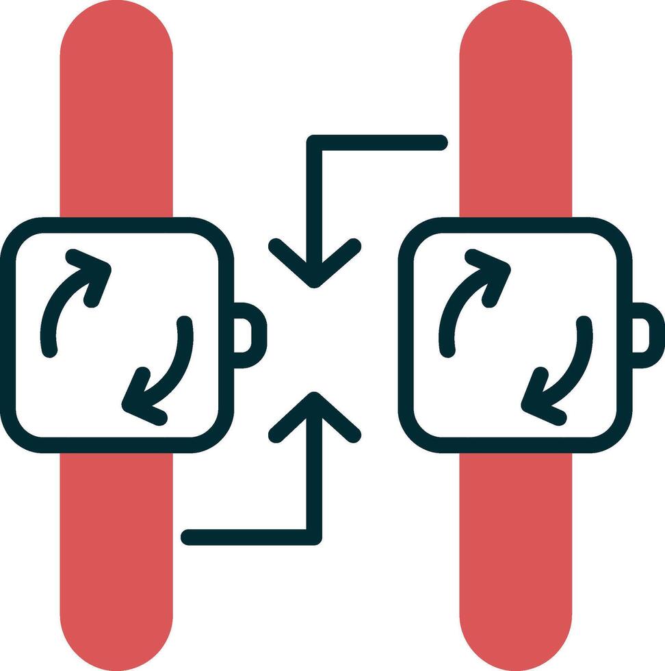 icono de vector de sincronización