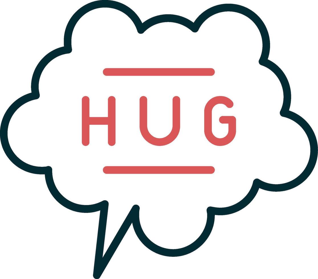 Hug Vector Icon