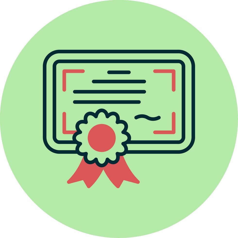 Certificate Vector Icon