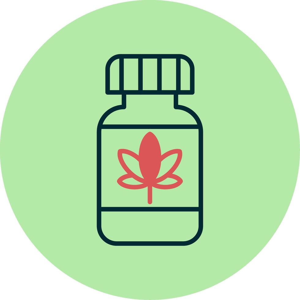 Cannabis oil Vector Icon