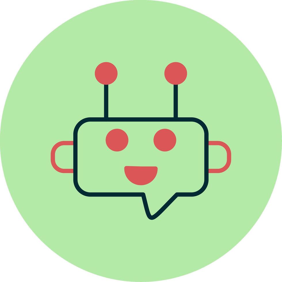 Robot Chat Vector Icon