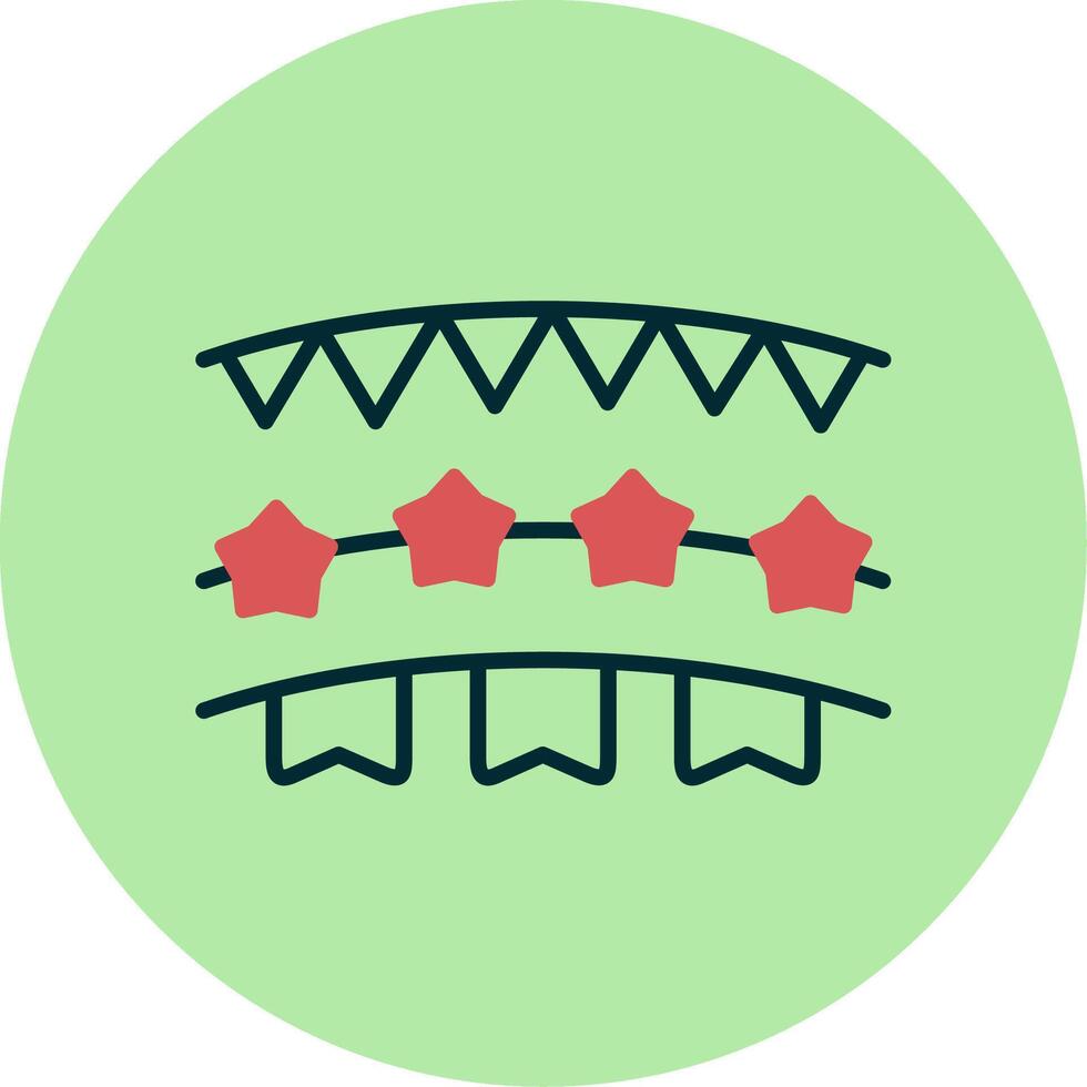 Bunting Vector Icon