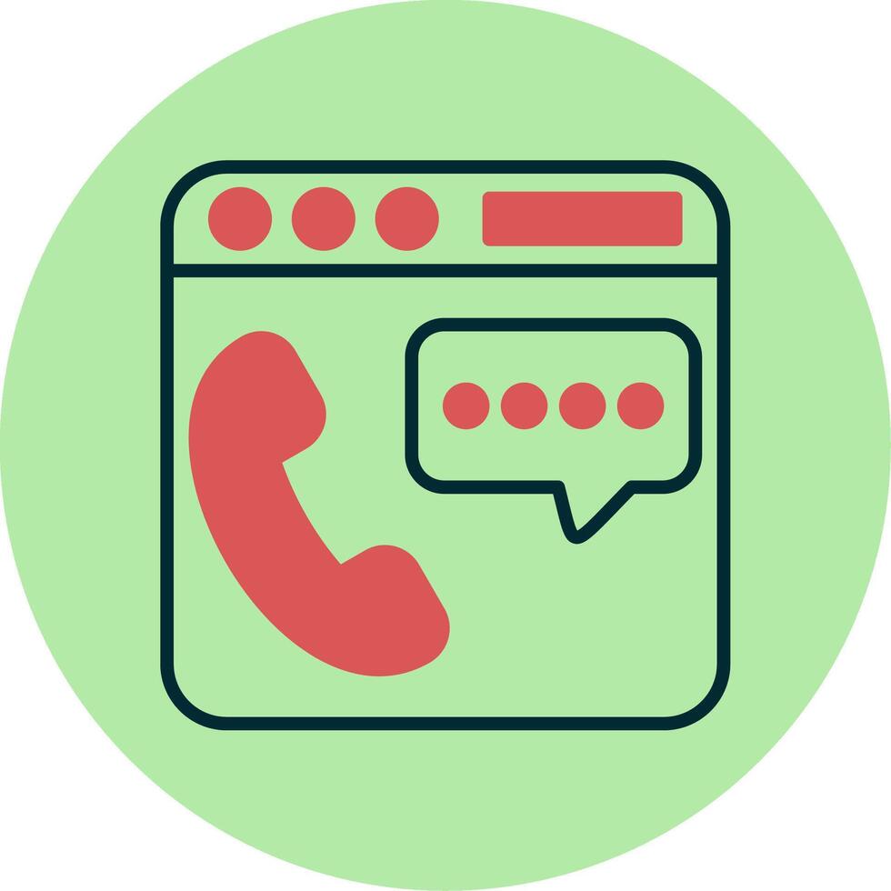 Phone Chat Vector Icon