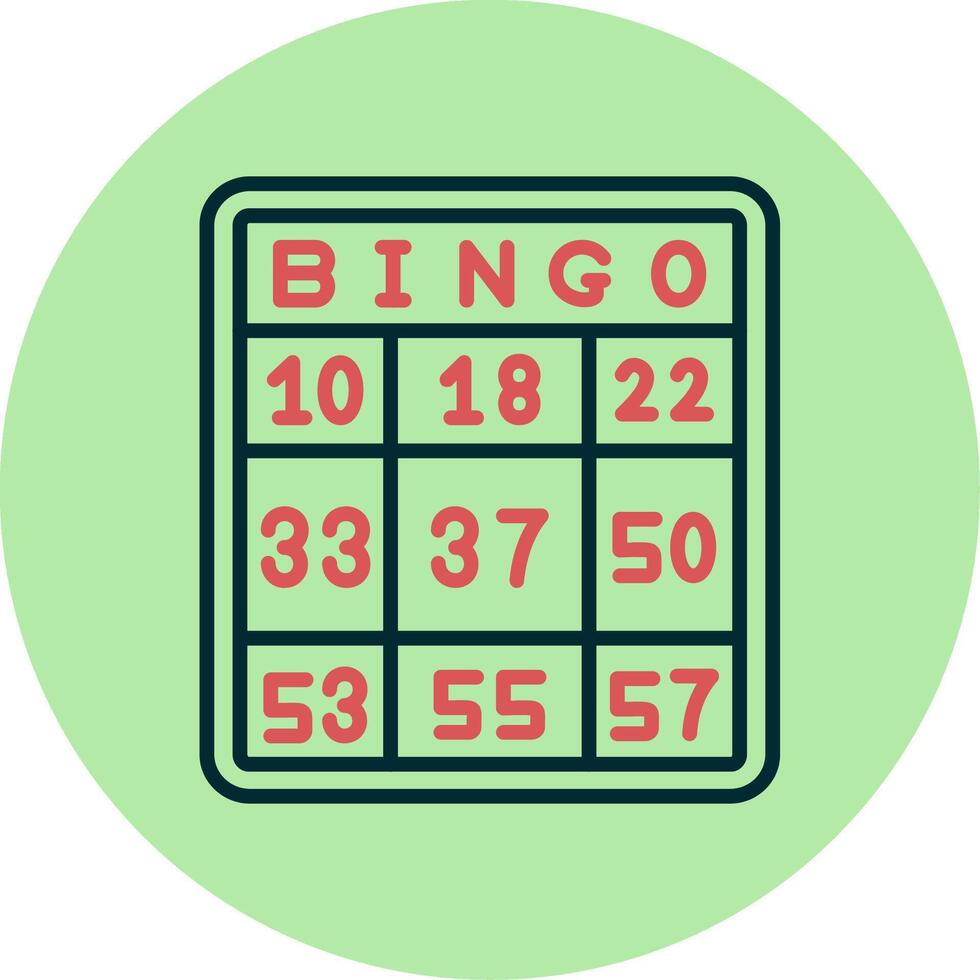 Bingo Vector Icon