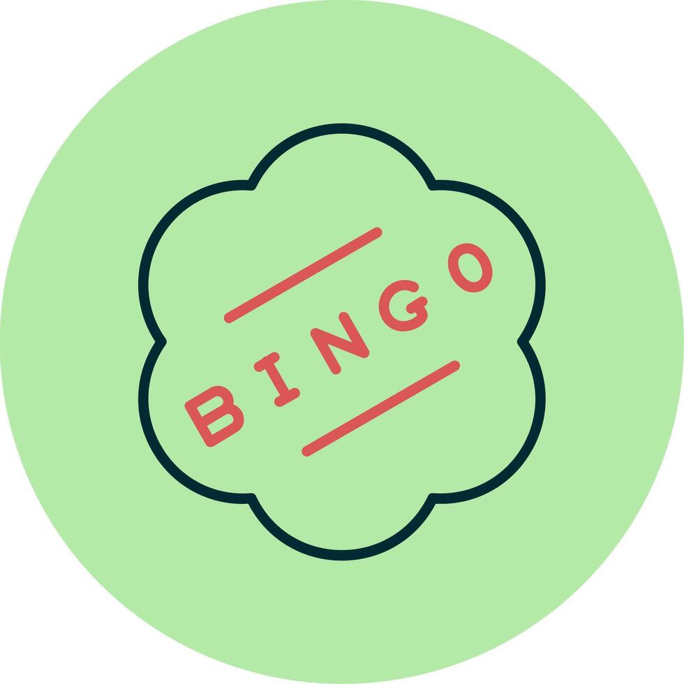 icono de vector de bingo