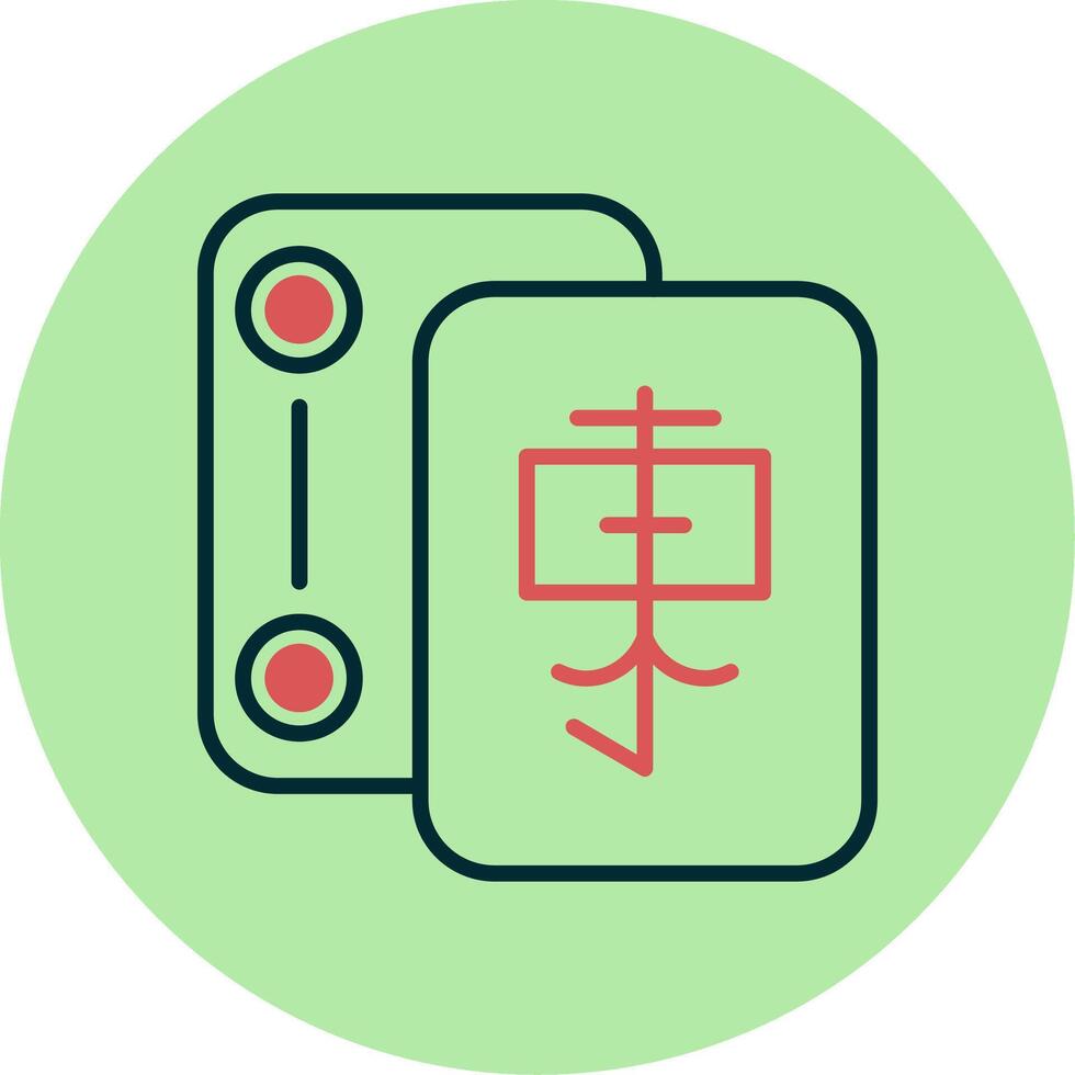 Mahjong Vector Icon