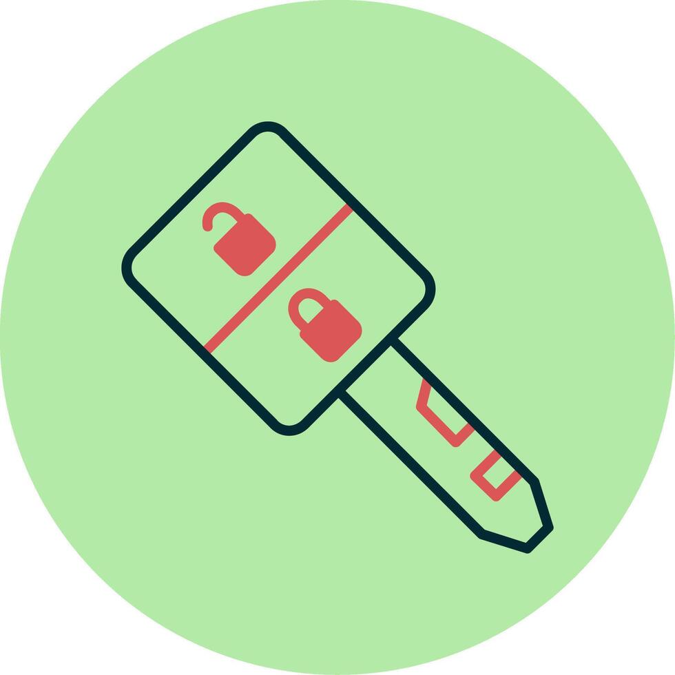 Car Key Vector Icon