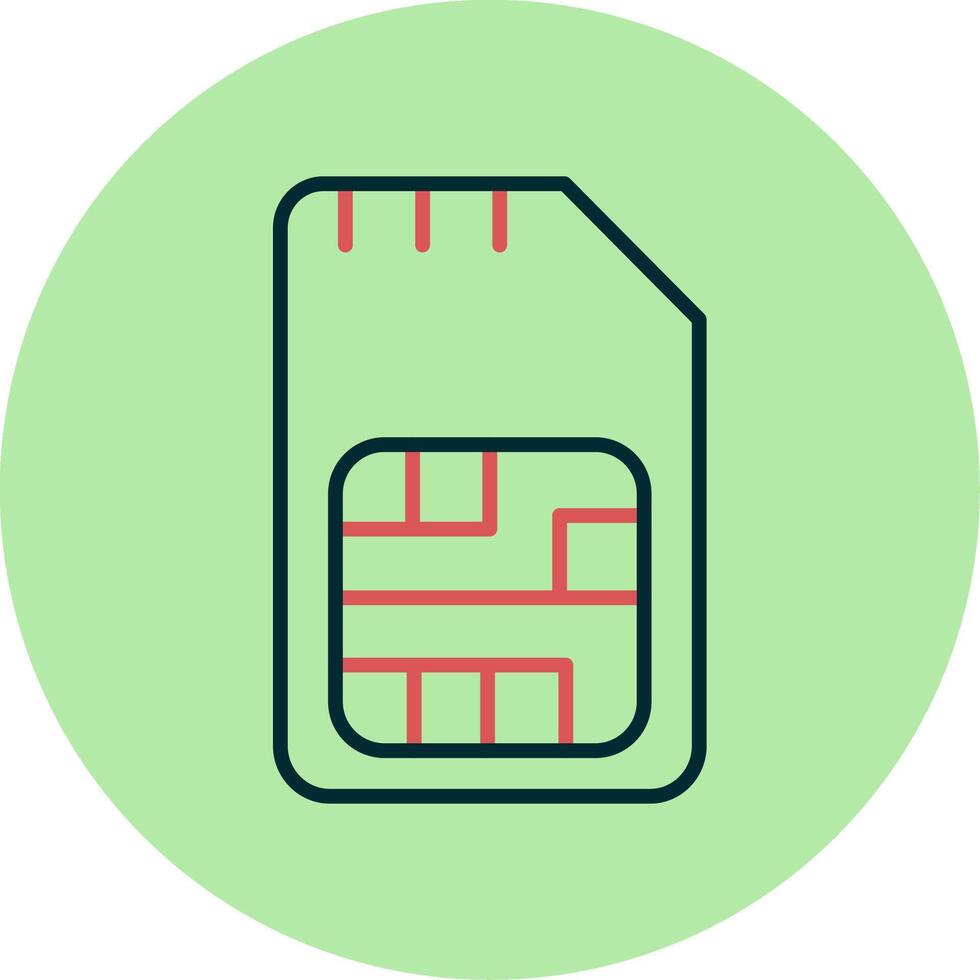 Sim Card Vector Icon