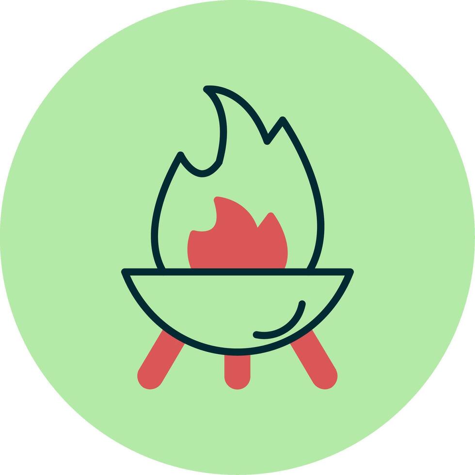 Firepit Vector Icon