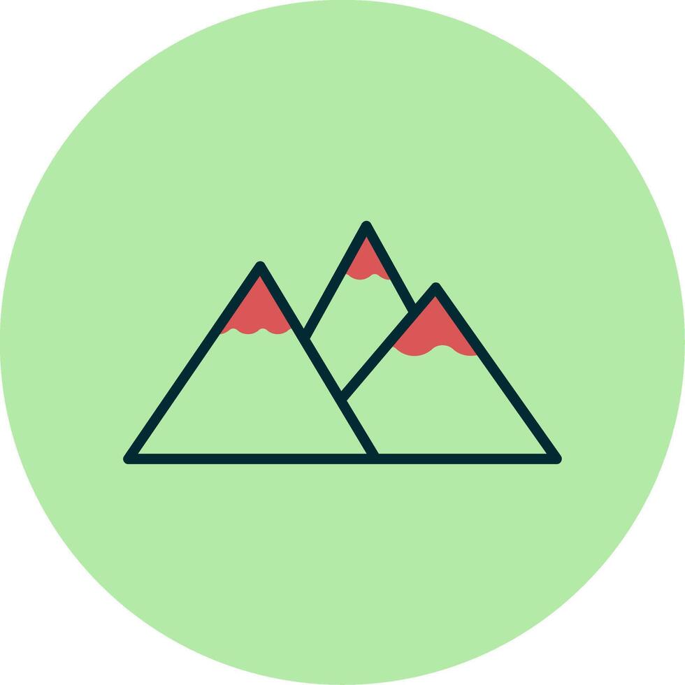 Rocky Mountains Vector Icon