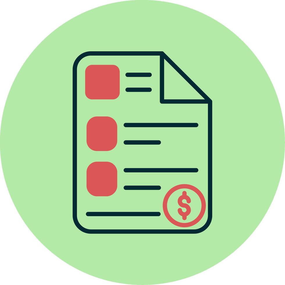 Valuation Vector Icon