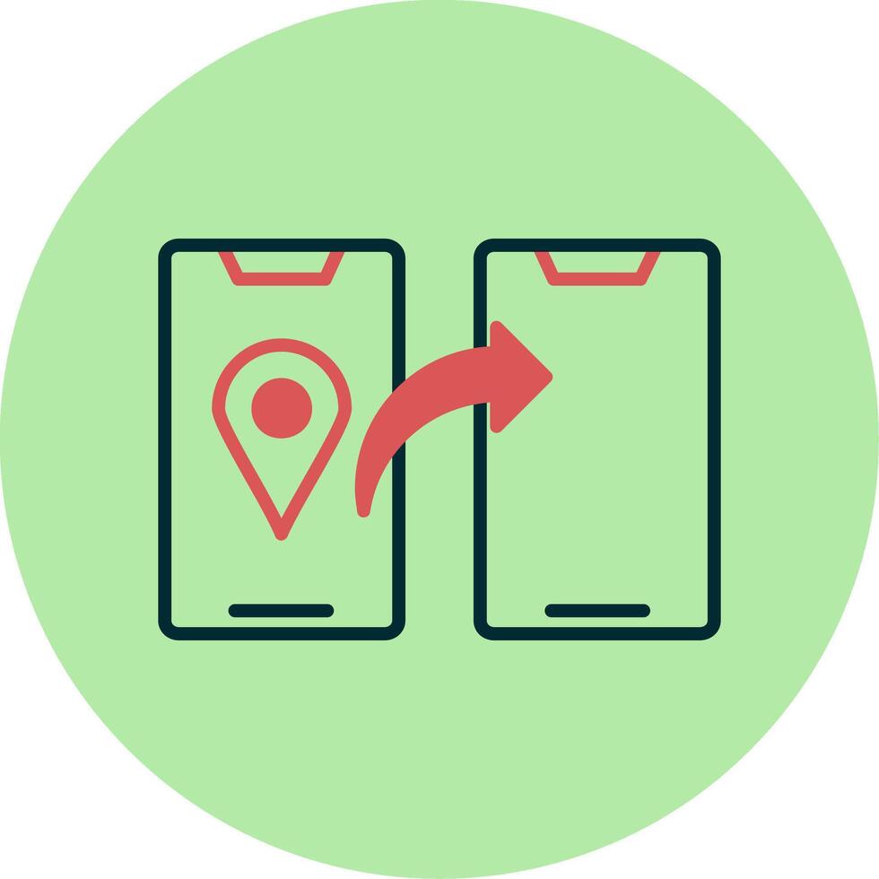 Share Location Vector Icon