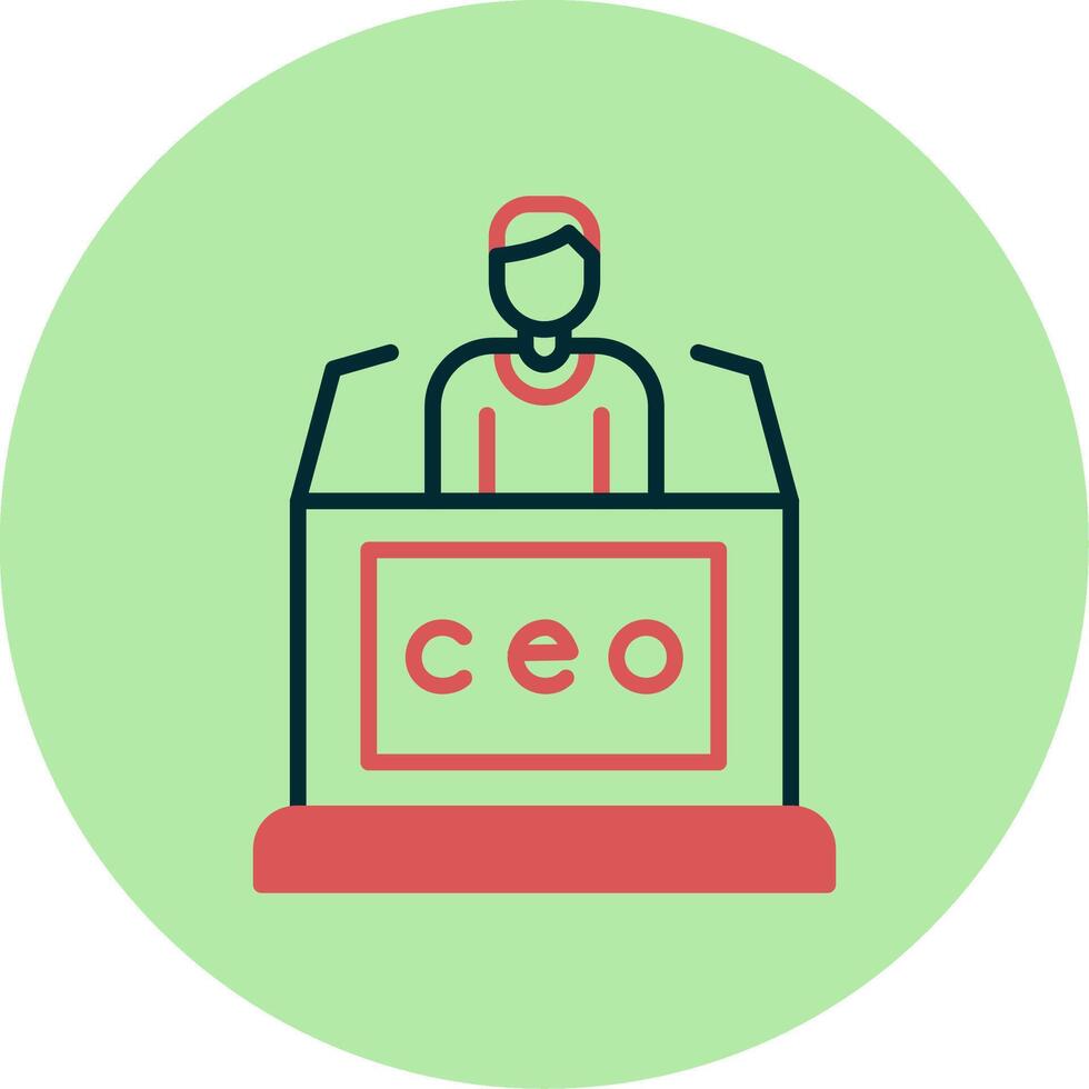 CEO vector icono