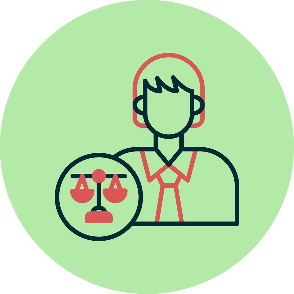 Lawyer Vector Icon