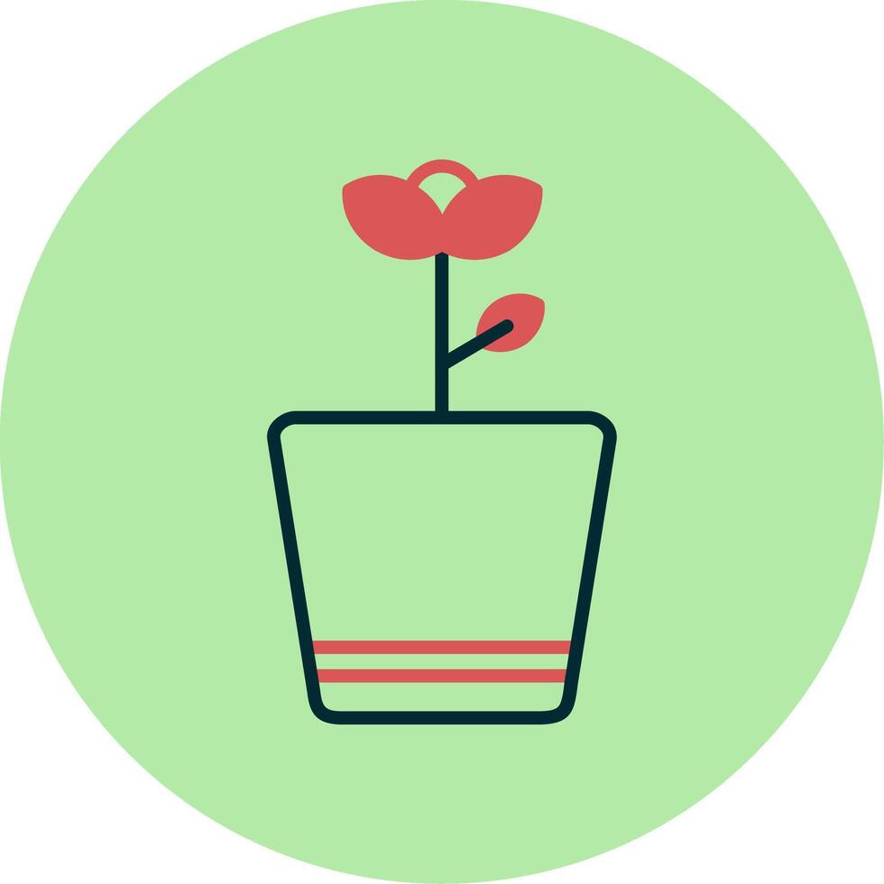 Flower Pot Vector Icon