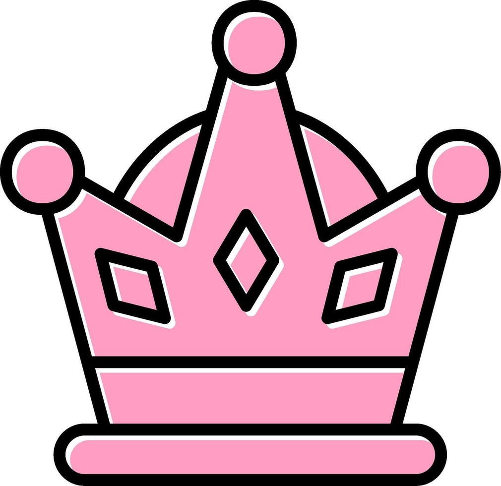 icono de vector de corona