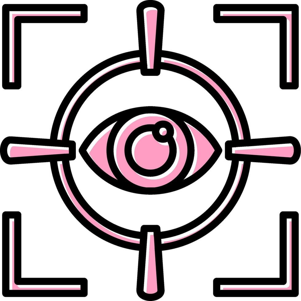 Eye Scan Vector Icon