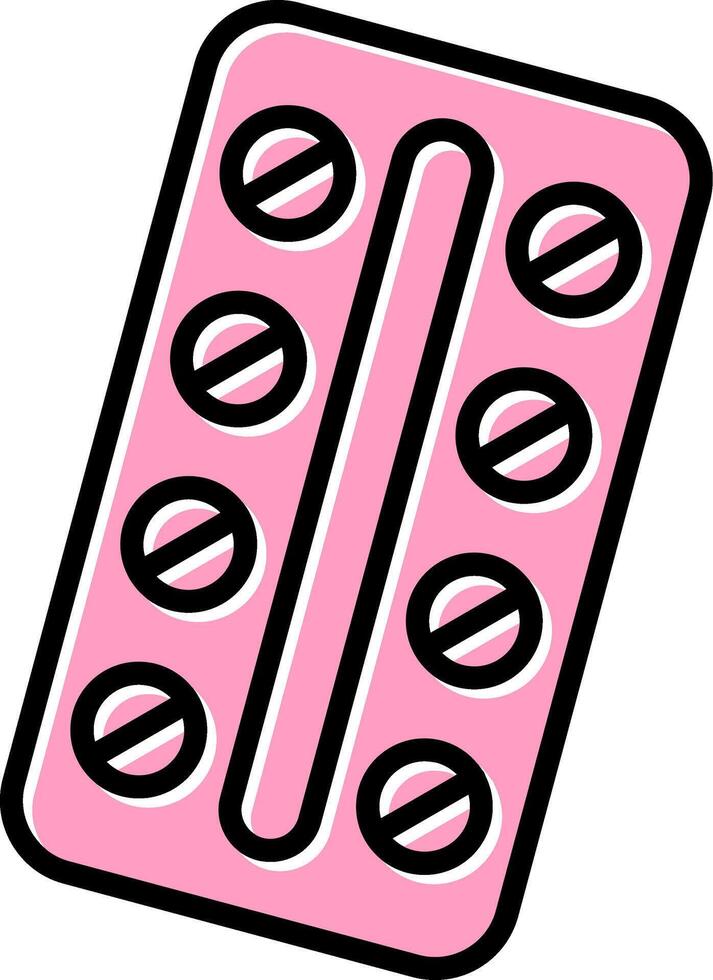 icono de vector de pastillas