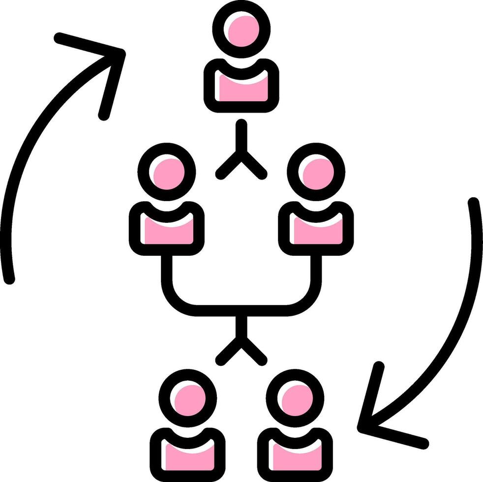 Hierarchy Vector Icon