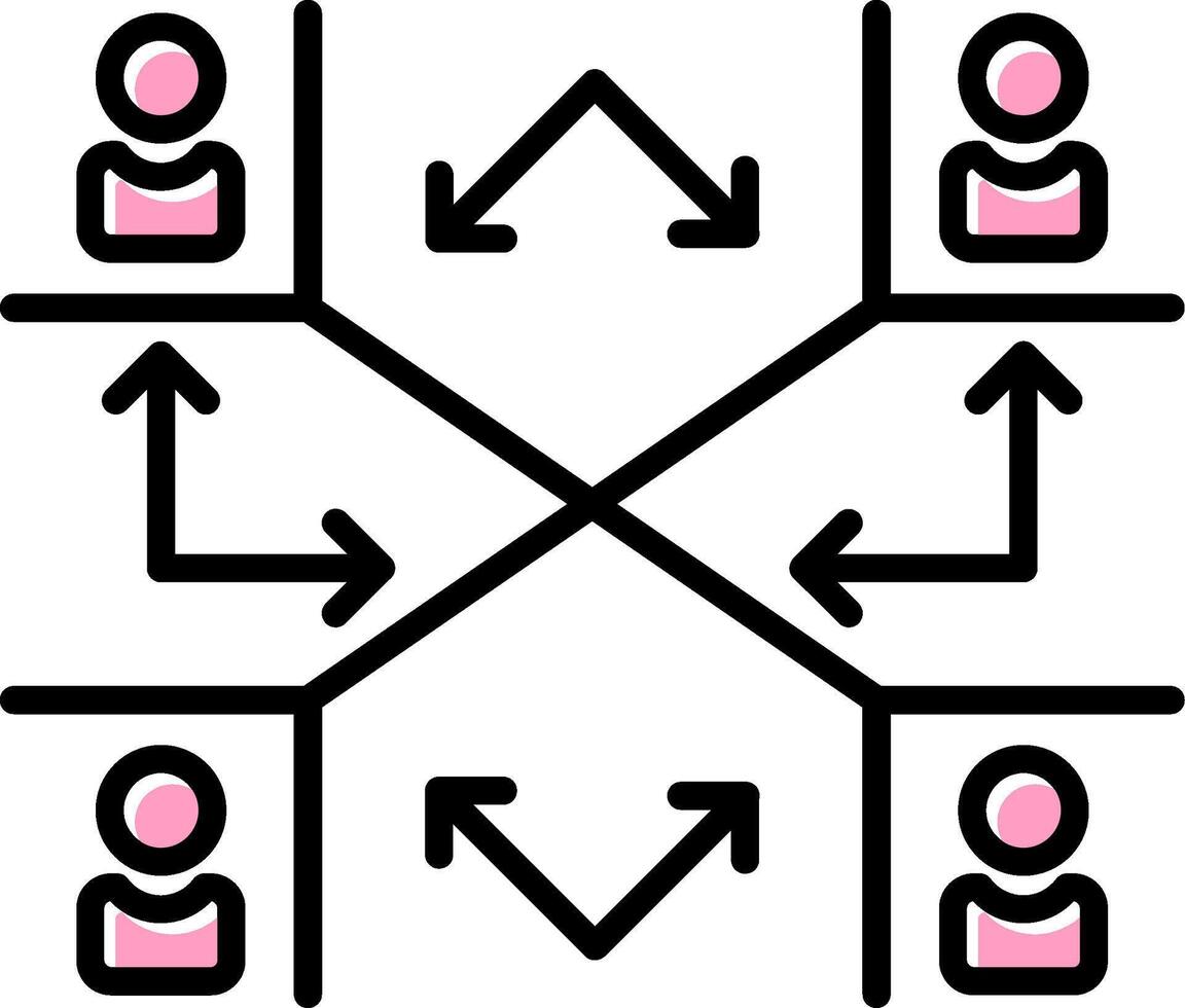 Hierarchy Vector Icon
