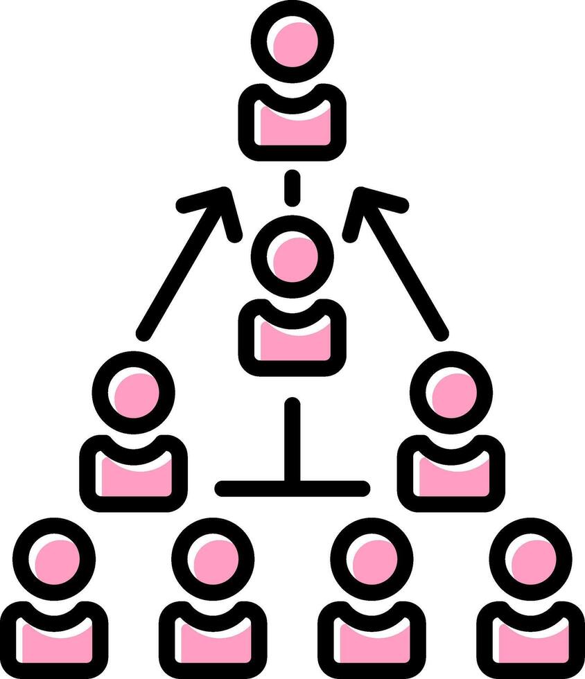 Hierarchy Vector Icon