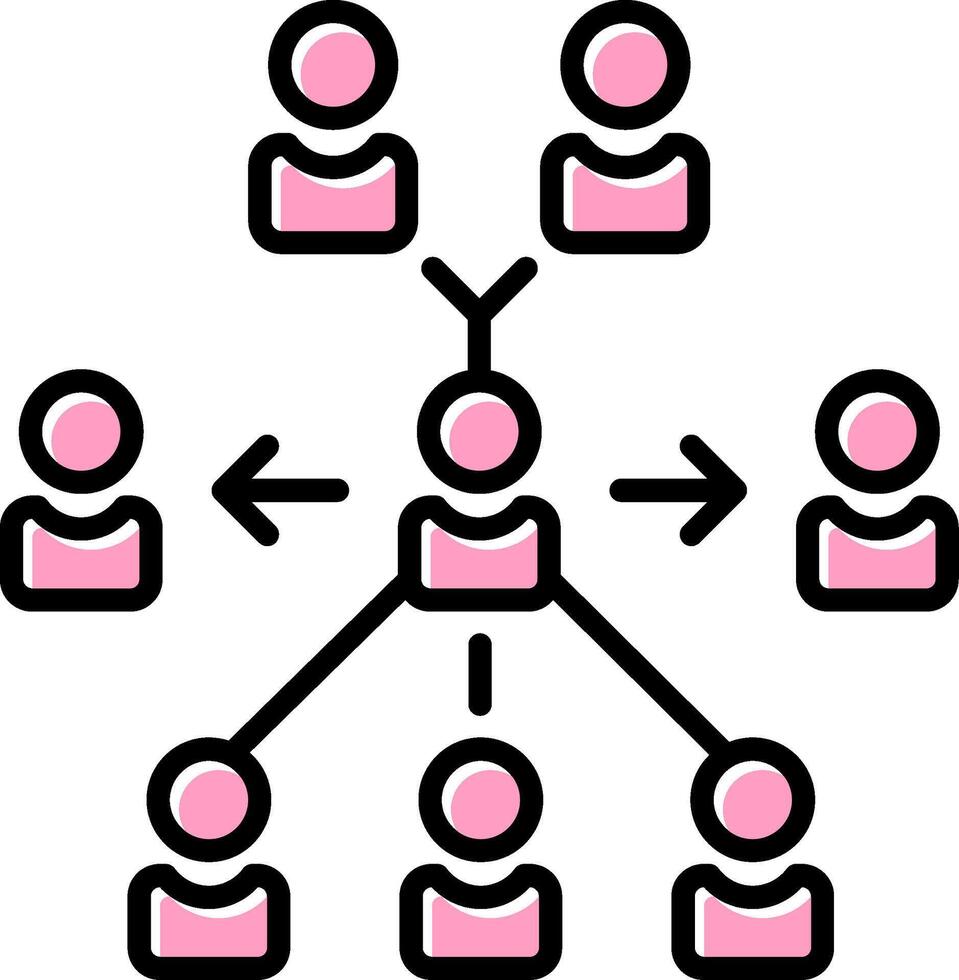 Hierarchy Vector Icon