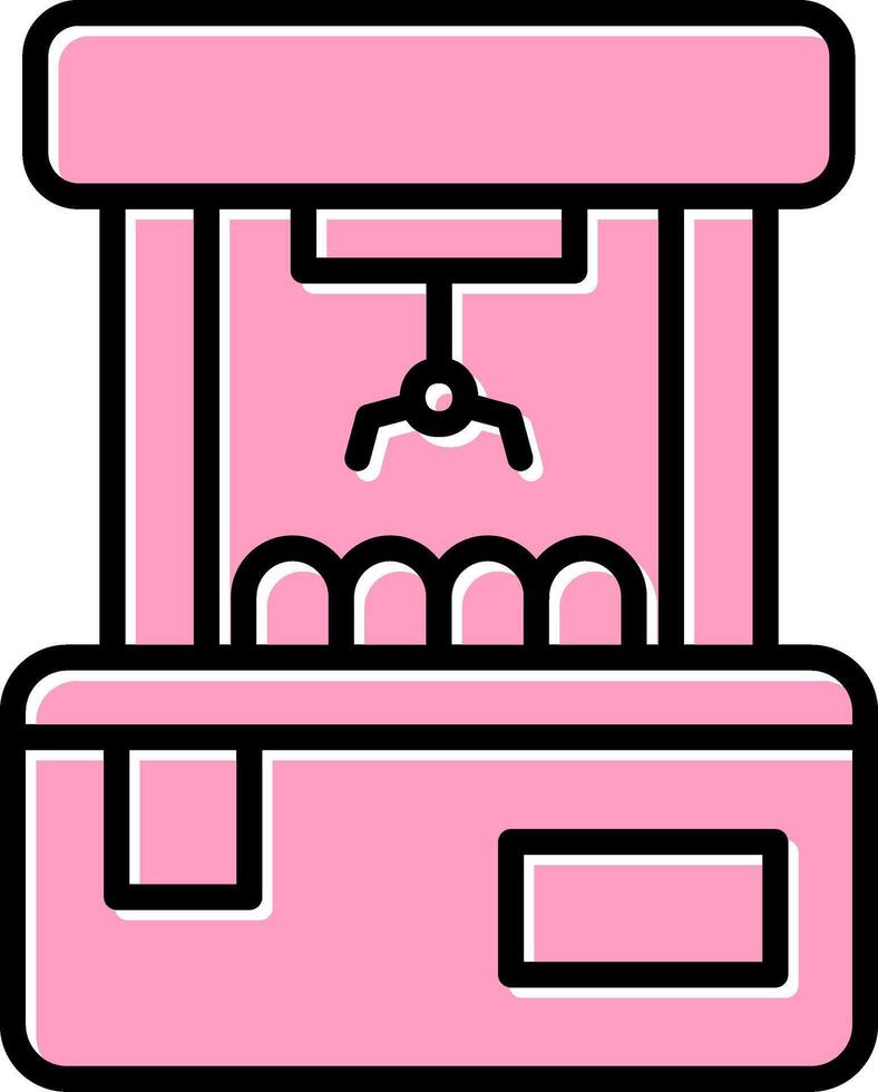 Claw Machine Vector Icon