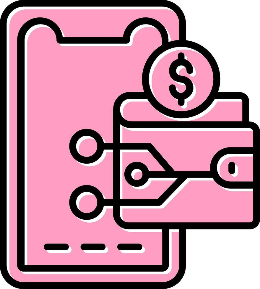 Digital Wallet Vector Icon