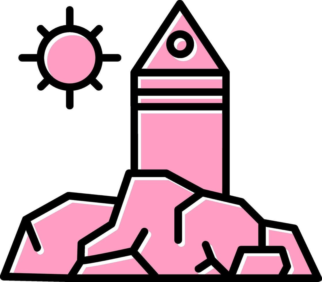 Mount Arafat Vector Icon