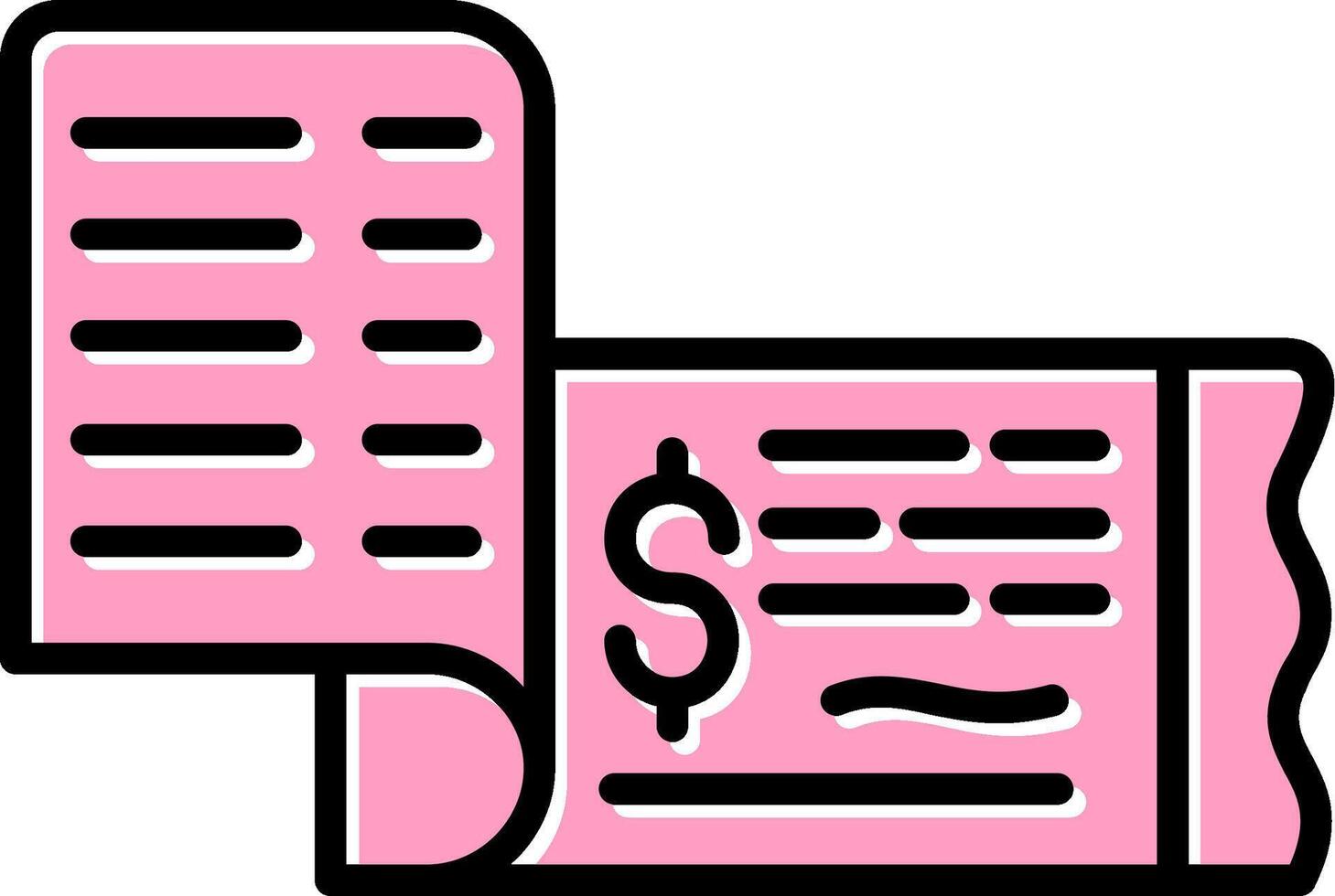 Cheque Vector Icon