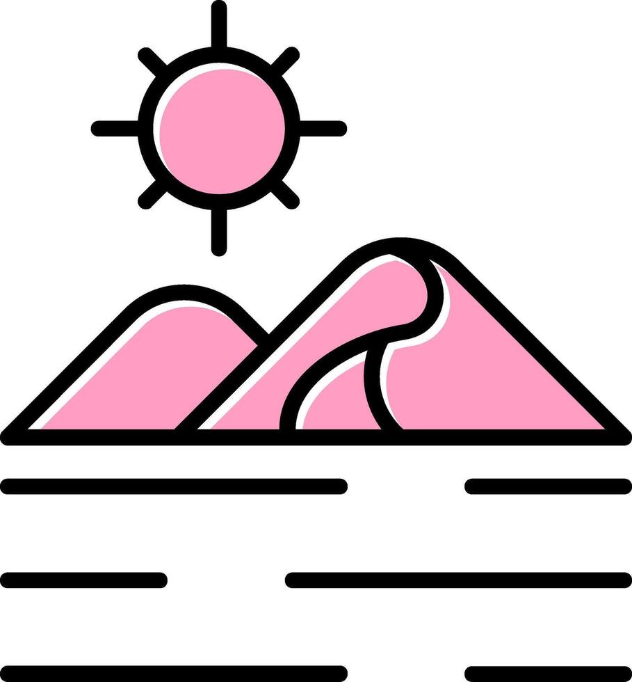 Desert Vector Icon