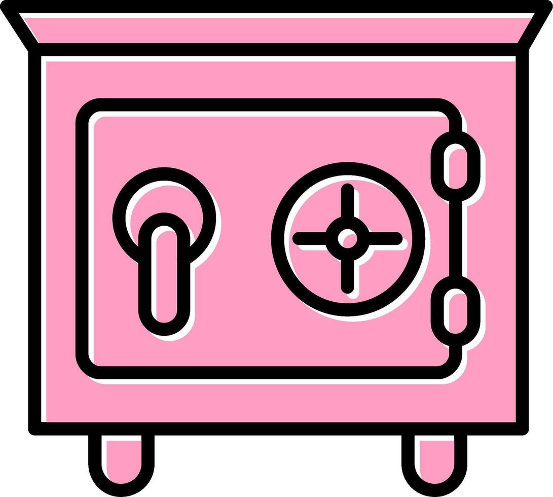 Safe Box Vector Icon