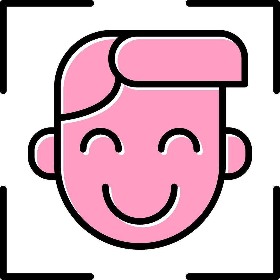 Face Scan Vector Icon
