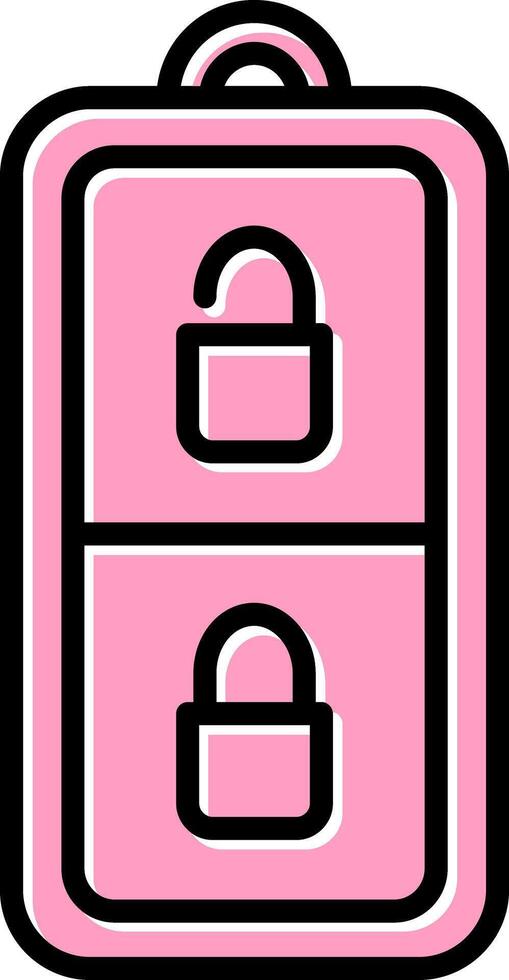 Car Key Vector Icon