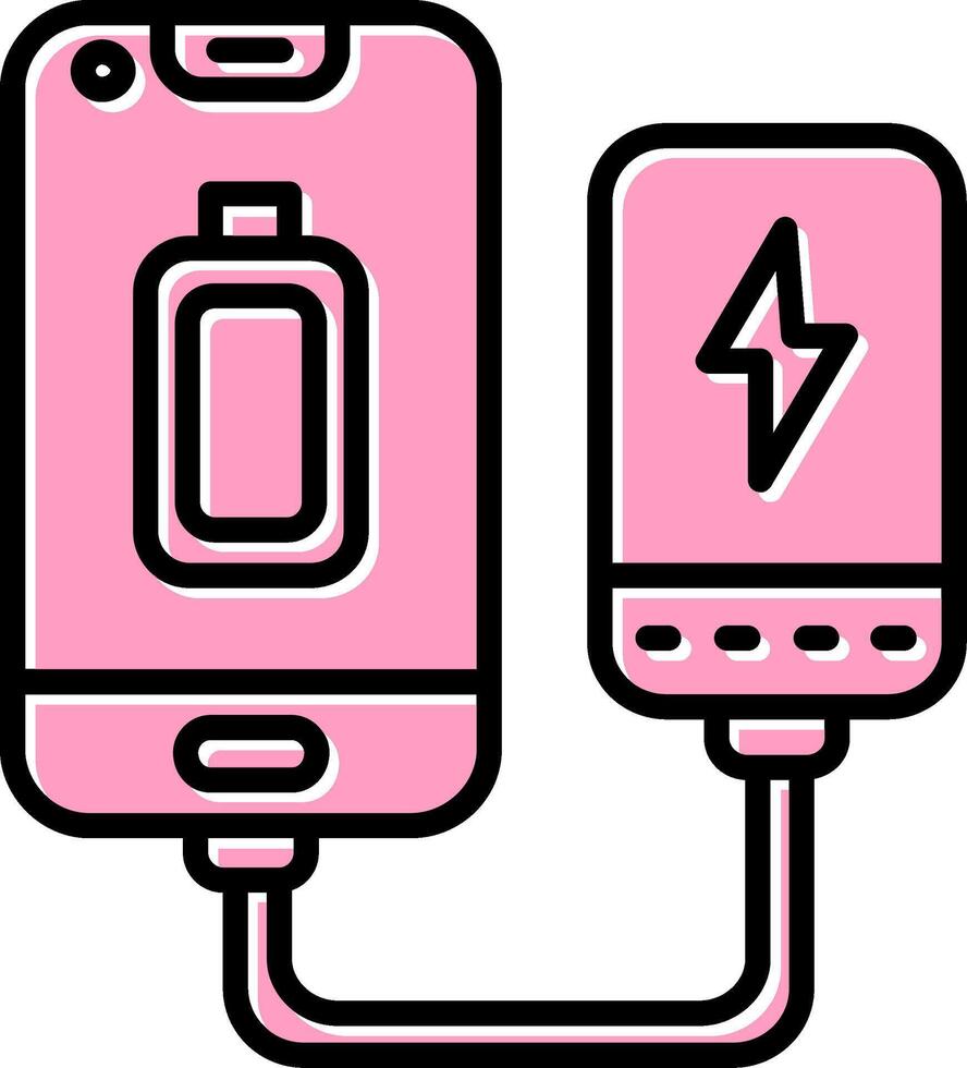 Portable Battery Vector Icon