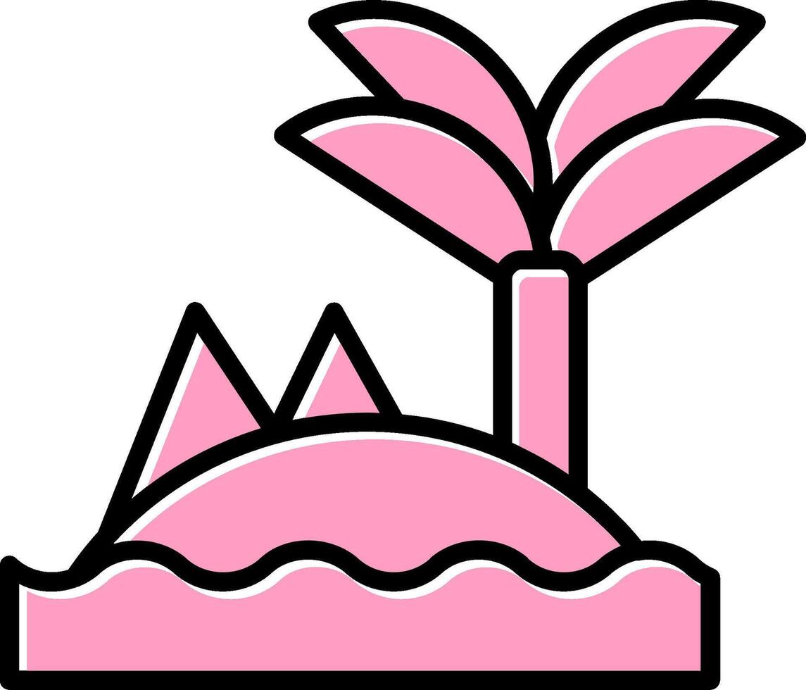 Island Vector Icon