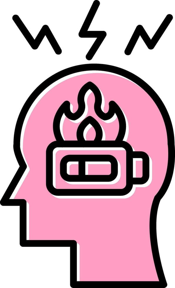 Burnout Vector Icon