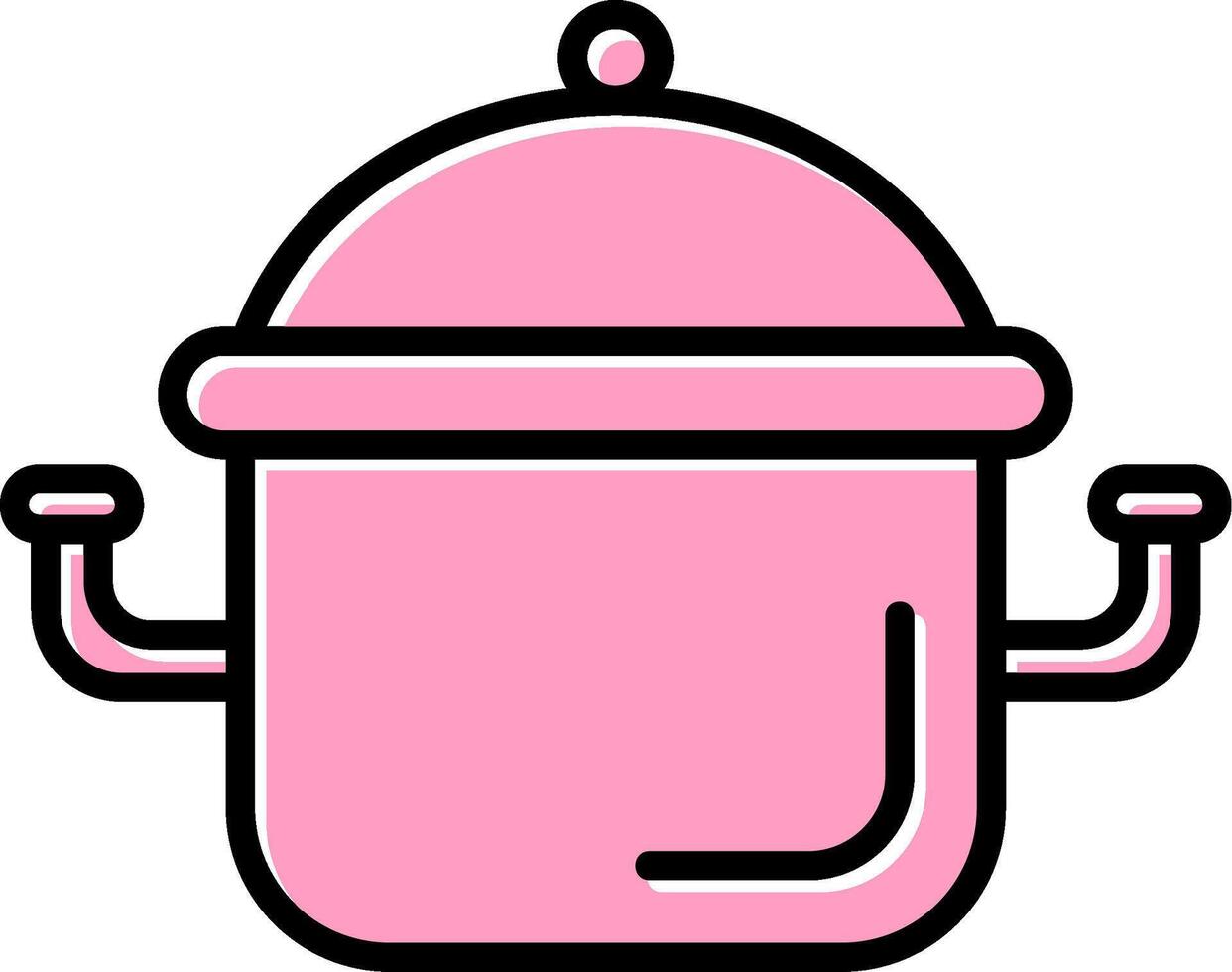 icono de vector de olla de cocina