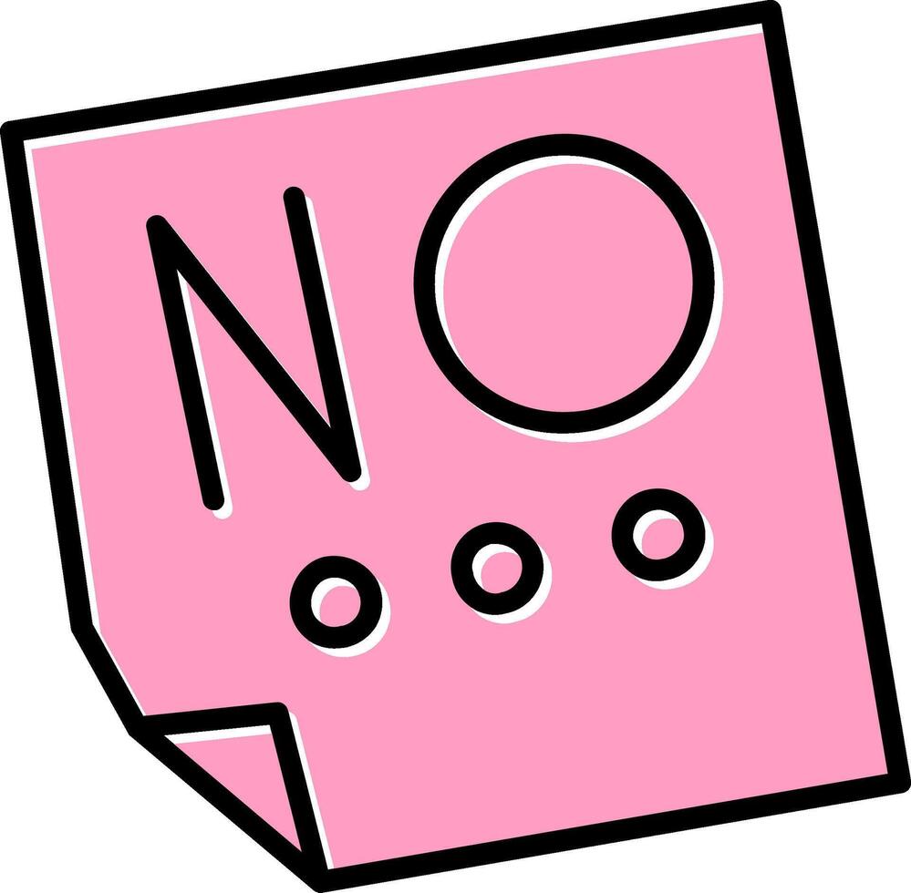 Say No Vector Icon