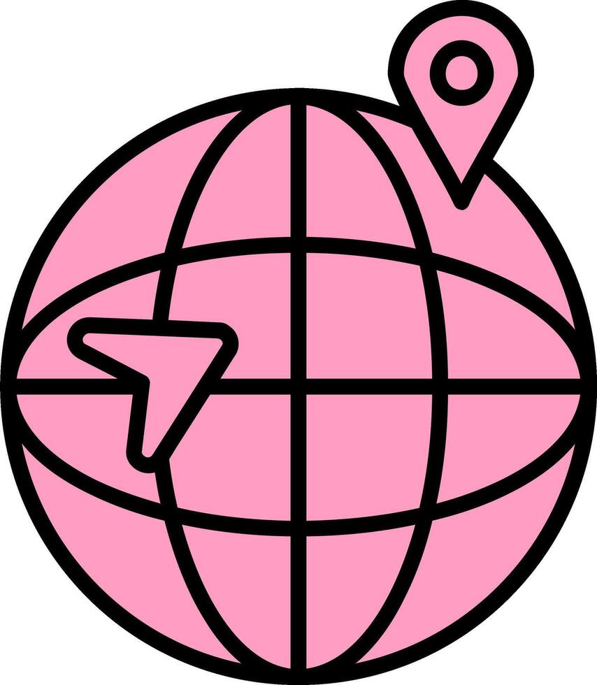 Worldwide Vector Icon