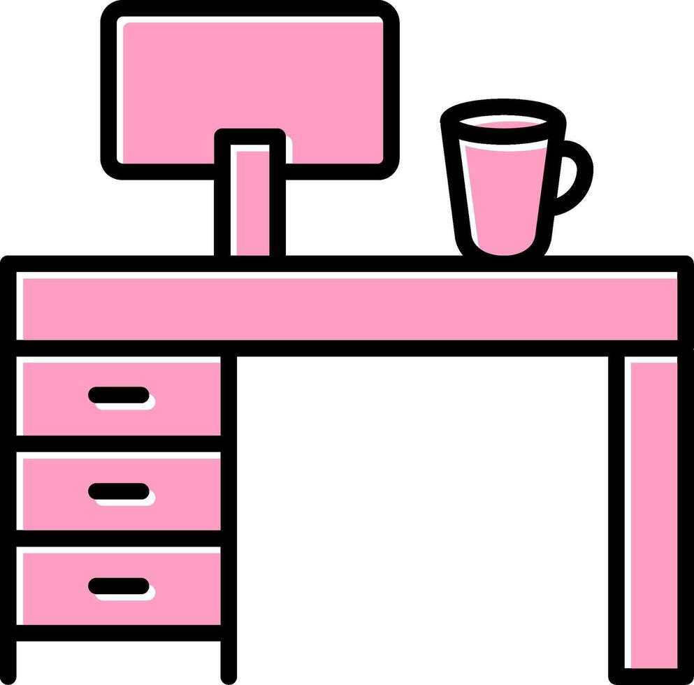 Desk Vector Icon