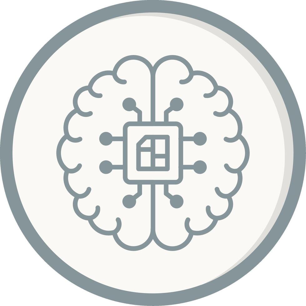 Artificial Intelligence Vector Icon