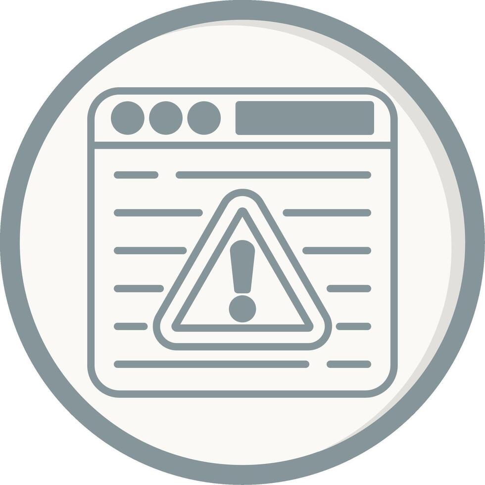 Virus warning Vector Icon