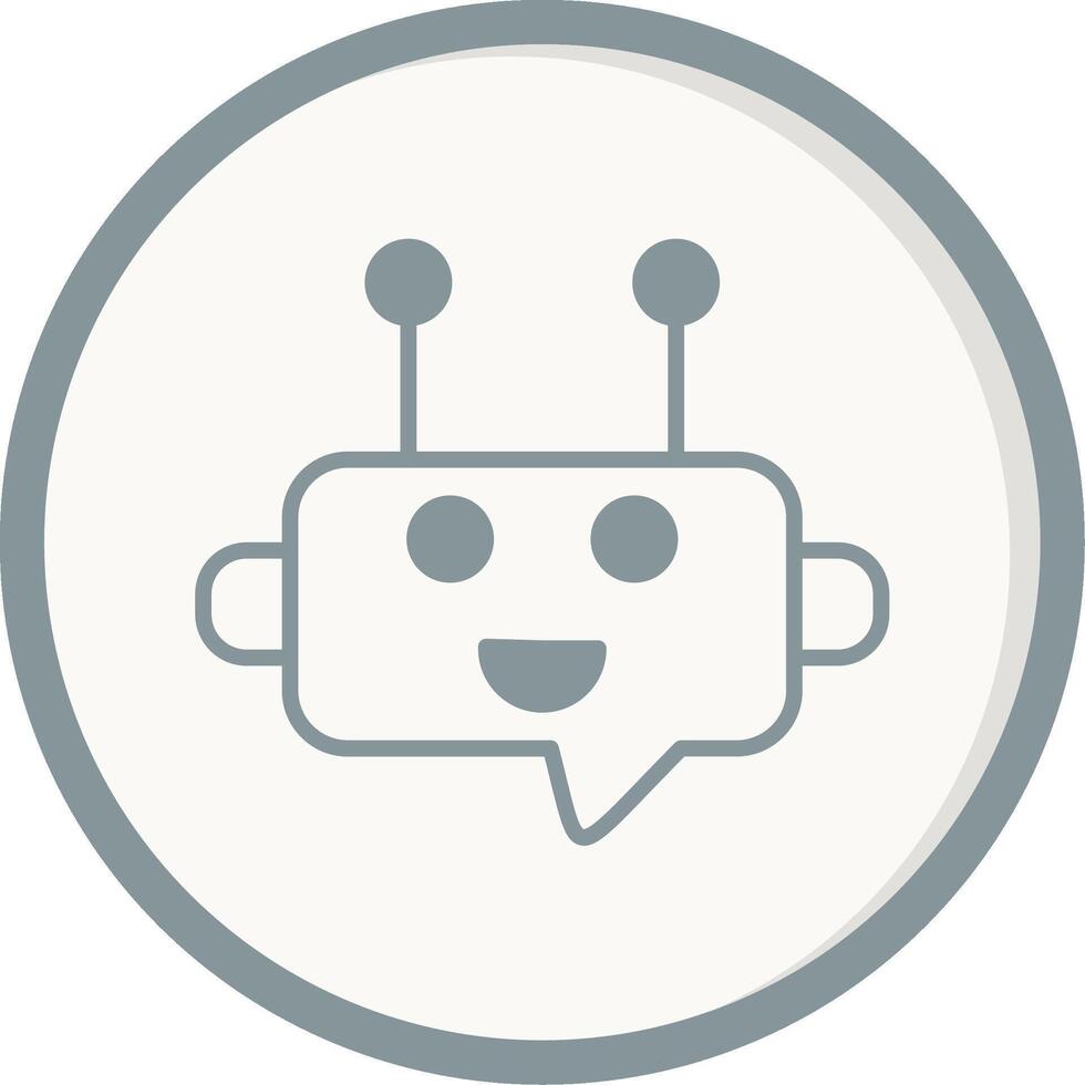 Robot Chat Vector Icon