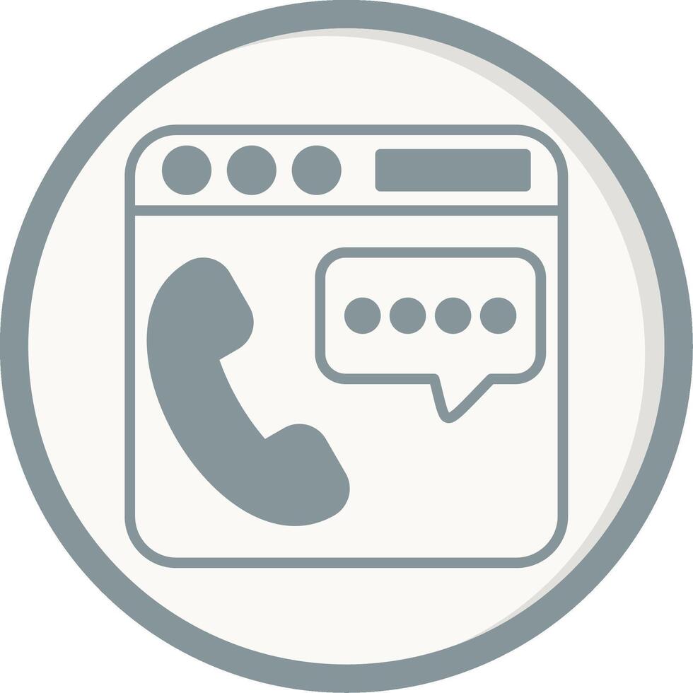 Phone Chat Vector Icon