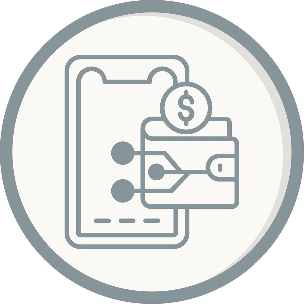 Digital Wallet Vector Icon