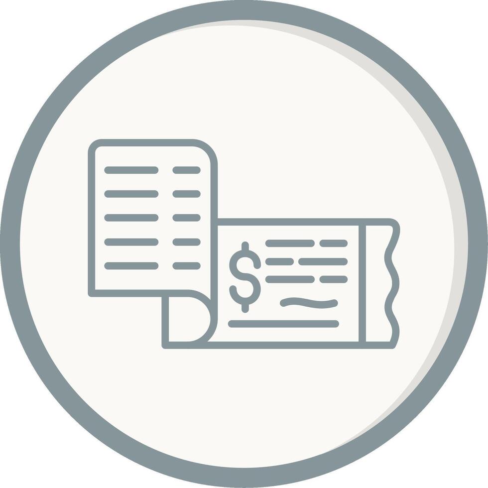 Cheque Vector Icon