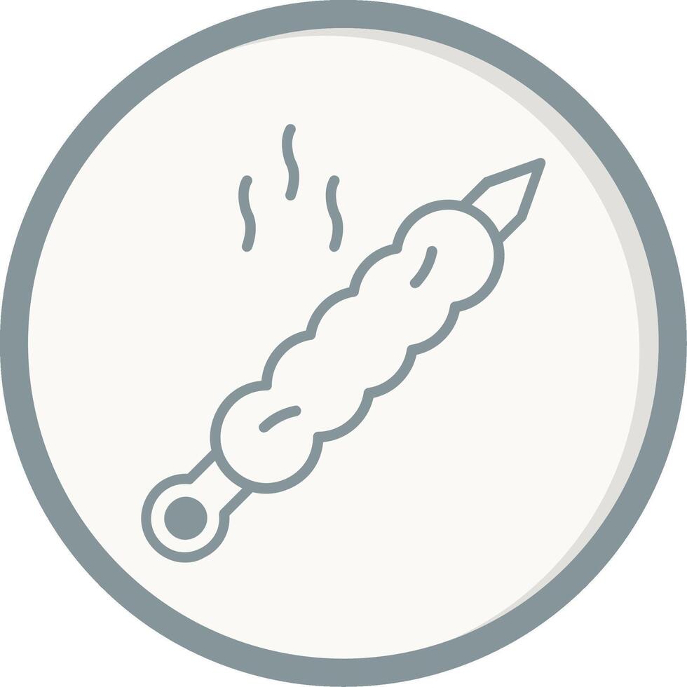 Kebab Vector Icon